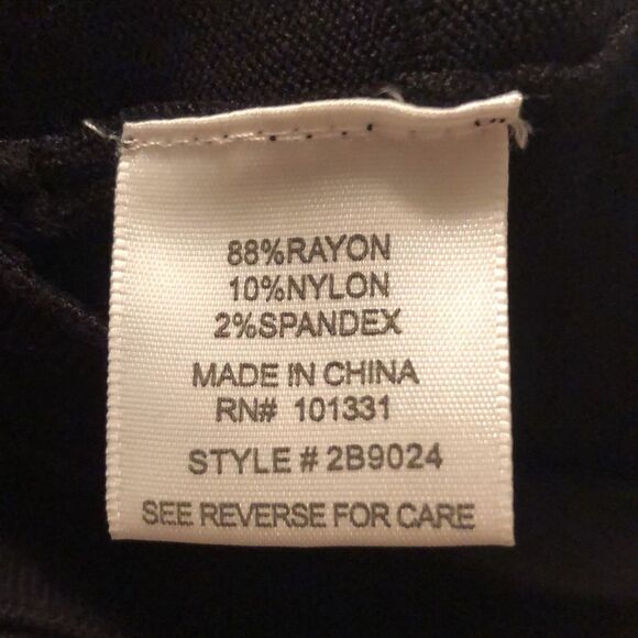 Charlotte Russe M Black Knit Ribbed Mini Pencil Skirt - Picture 8 of 9